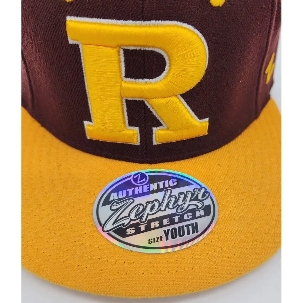 NCAA Zephyr Hat Cap Colorado State Rams Hat Maroon‎ Yellow Youth Stretch NEW